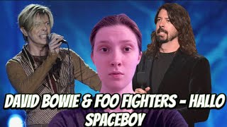 DAVID BOWIE & FOO FIGHTERS - Hallo Spaceboy live REACTION