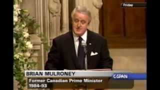 Funeral of Ronald Reagan, 2004-06-11 Part 8 (Brian Mulroney)