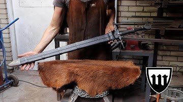 Forging a Witcher 3 sword, part 6, making the scabbard.