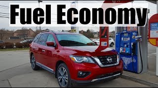 2019 Nissan Pathfinder Fuel Economy Mpg Review Fill Up Costs Youtube