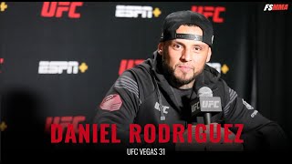 Daniel Rodriguez Full UFC Vegas 31 post-fight interview