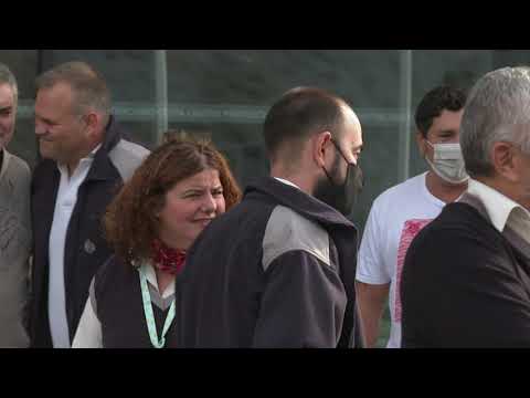 Concentración de funcionarios de prisiones en protesta por la agresión a un compañero de Cuenca