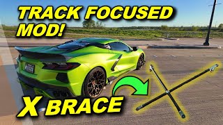 Reviewing Carbon X Brace For C8 Corvette by Speedway Composites!