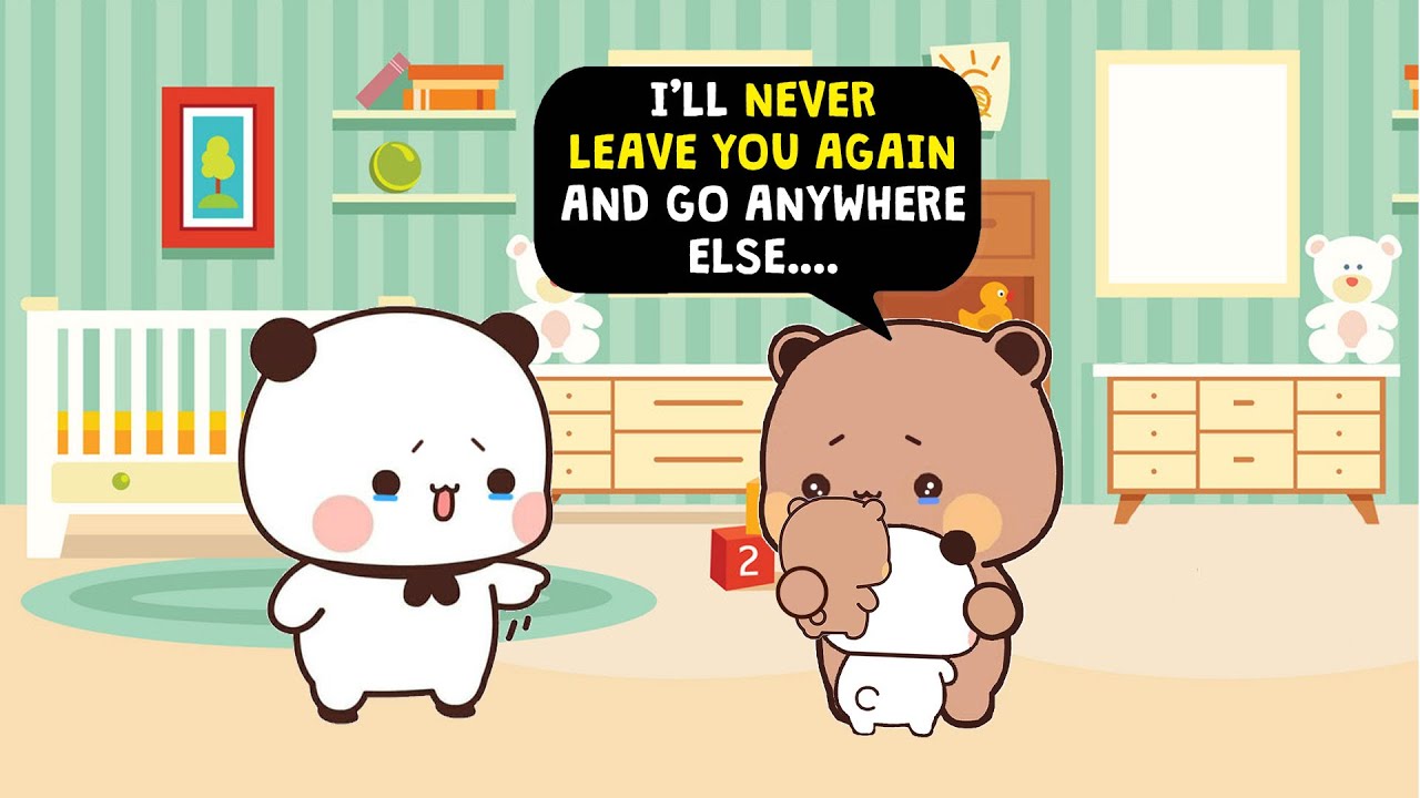 😭 Dudu’s Back! 💔:  Dudu Hugs His Kids Again! 😢 | Bubu Dudu | Peach Goma | Animation