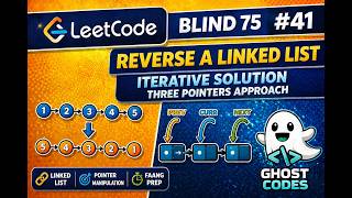 Reverse a Linked List — The 3 Pointer Trick Every Beginner Must Know | Blind 75 #41 | LeetCode