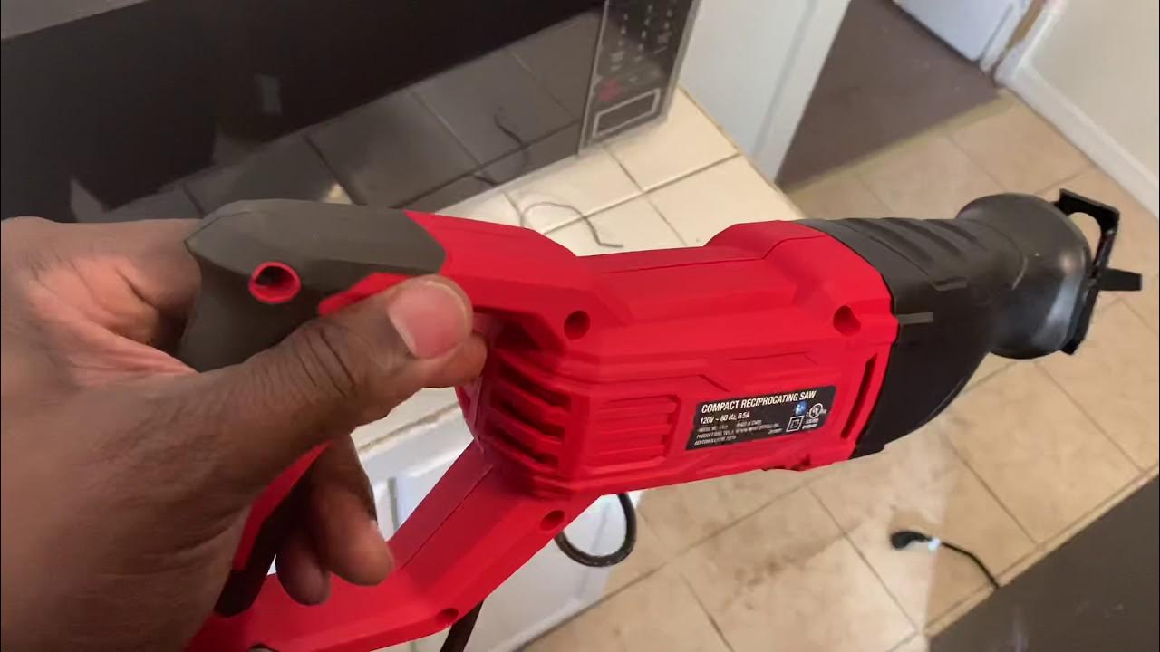 HYPER TOUGH 6.5 AMP Reciprocating Saw SAWZALL YouTube