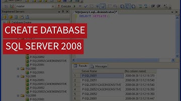 Create New Database in SQL Server 2008 | Step-by-Step Tutorial #1