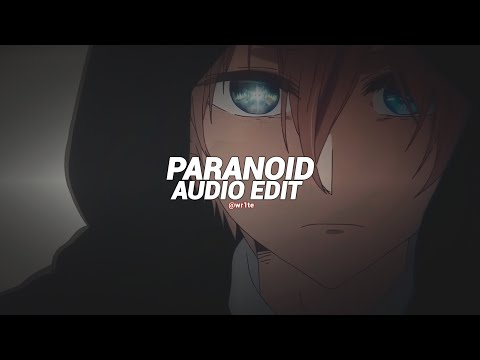 Paranoid Chase Atlantic Edit Audio 