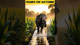 Elephant, Jackals and the Police | Fun Animal Story | #ai #facts #elephantstory