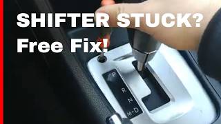 Player Profile How to Release a Stuck Shifter on a Subaru Impreza | Shift Lock Override (Manual Release)