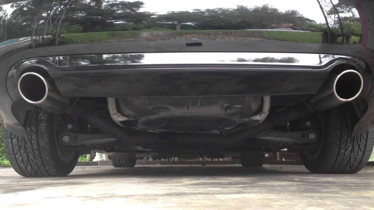 2008 Audi a4 custom magnaflow exhaust - YouTube