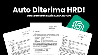 Cara Membuat Surat Lamaran Kerja Otomatis Pakai ChatGPT | Gampang & Cepat!