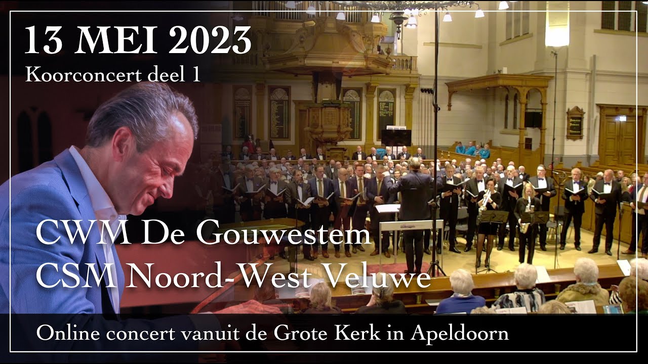 Koorconcert vanuit de Grote Kerk in Apeldoorn (1)