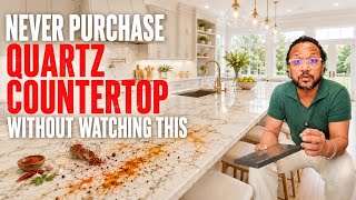 Ep.1: Kitchen Countertop : Will a Quatrz countertop look dirty over time?