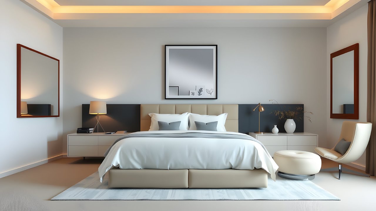 Modern Minimalist Bedroom Ideas For 2025 | Simple & Serene Spaces ✨