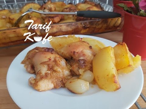 Sadece 10 Dakikada Hazırlayıp Verin Fırına... FIRINDA PATATESLİ TAVUK