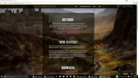 KoC Bots: How to get them