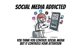 You think you control social media…but social media controls your attention. 📱🧠