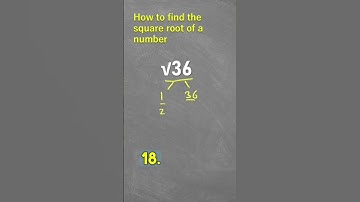 How to find the square root of a number #square #squareroot #maths #mathematics #year6 #math