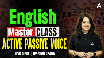 English For Teaching Exams| Active Passive Voice English Grammar | English TGT Class By Nidhi Mam