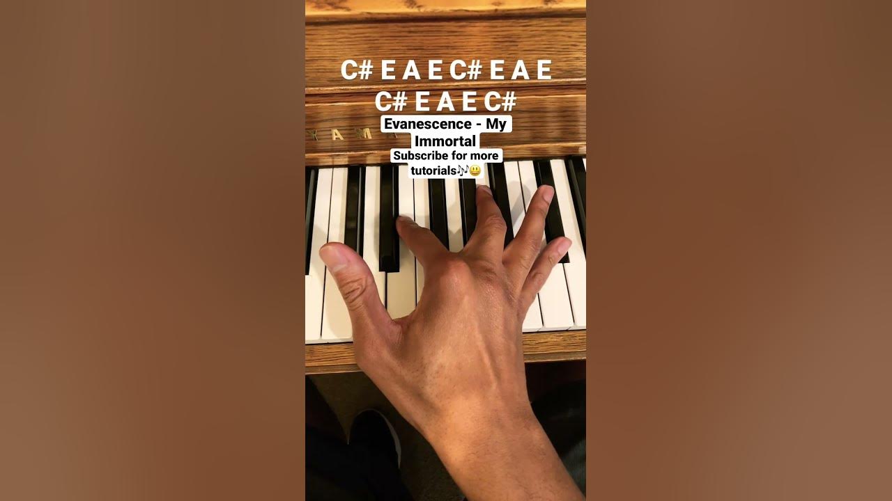 How to play My Immortal by Evanescence🎶❤️ #shorts #tutorial #piano #subscribe #youtuber #composer How to play My Immortal by Evanescence🎶❤️ #shorts #tutorial #piano #subscribe #youtuber #composer