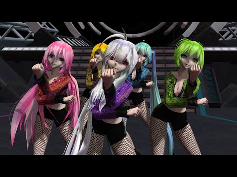 【MMD】Follow the Leader [Haku,Luka,Gumi,Miku,Rin]