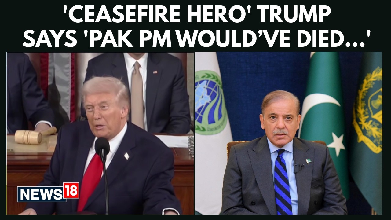 Trump Says Pak PM Sharif ‘Would’ve Died’ Without Him | Ceasefire Hero Moment | OP Sindoor | N18G