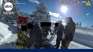 Video shows 1st responders rushing to save Jeremy Renner after snowplow accident l GMA