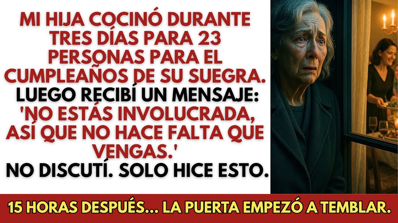 Mi hija pasó 3 DÍAS cocinando para 23 personas para el cumpleaños de mi mamá, pero la ...
