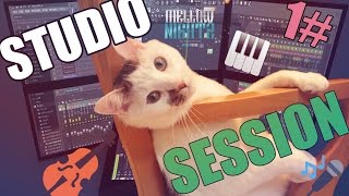 STUDIO SESSION #001 🎶 Working on a Rap Beat ★ MellowNightz
