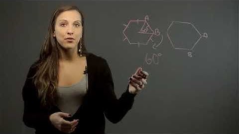 The Number of Degrees of Rotational Symmetry in a Regular Hexagon