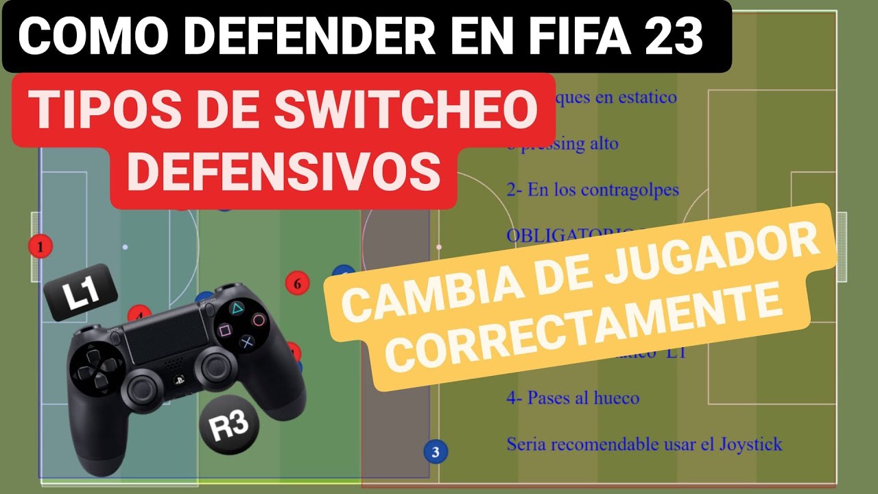 ⚽Como DEFENDER en FIFA 23⚽| TUTORIAL |🔥TIPOS DE SWITCHEO , APRENDE A CAMBIAR DE JUGADOR