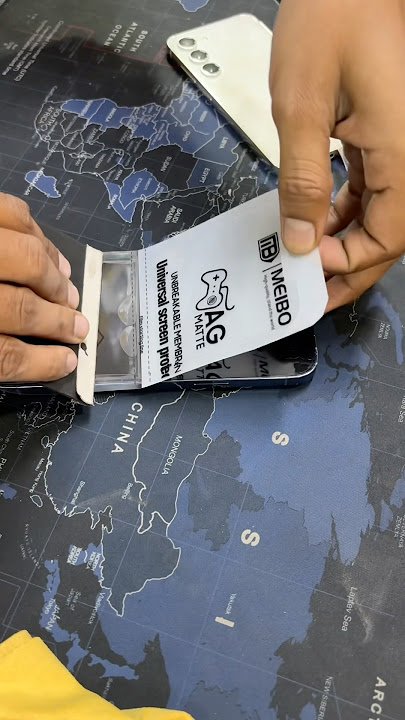 iPhone 13pro max matte screen protector guard - how to apply screen guard membrane #screenprotector