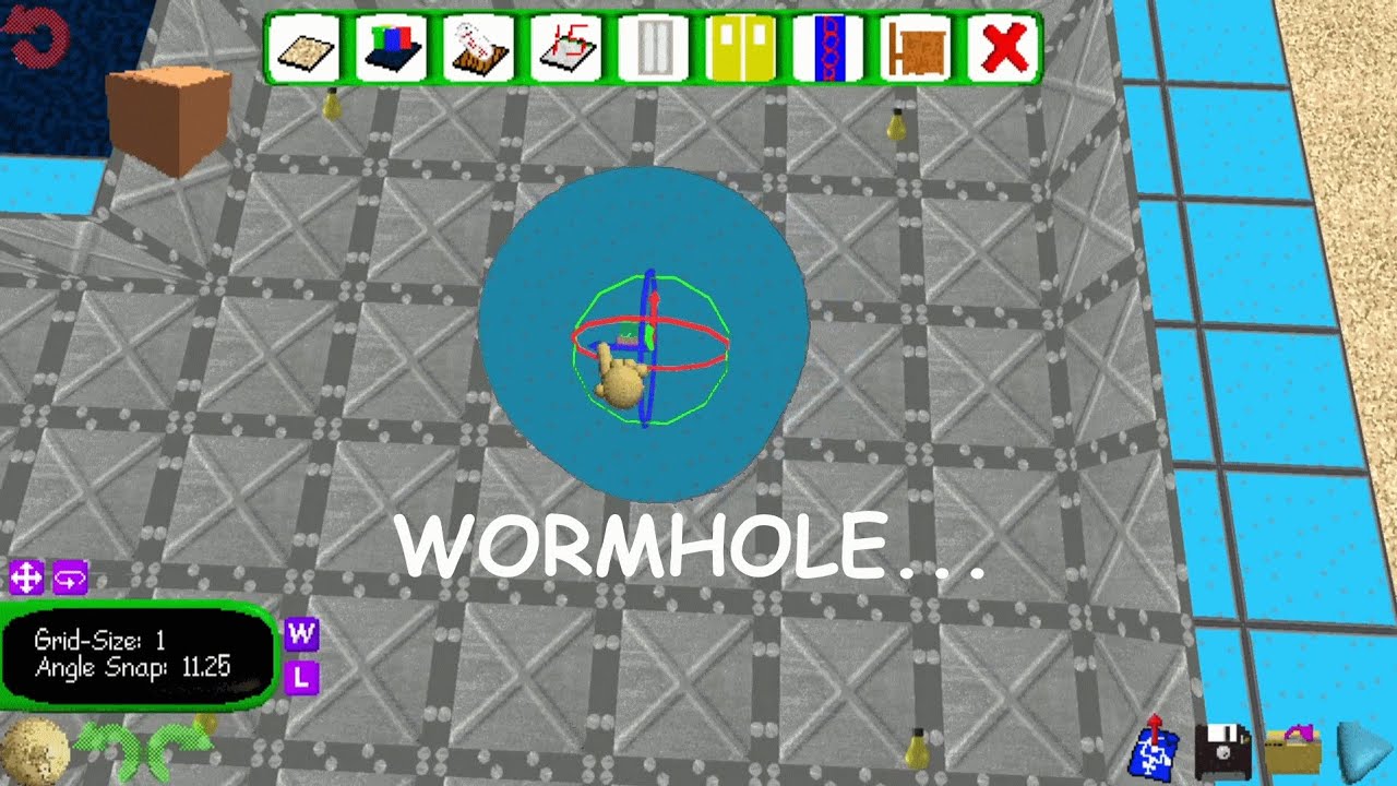 Wormhole in Level Studio! | Baldi's Basics Plus Level Studio