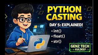 Python Casting Explained in Hindi | Day 5 Python Course 🔥
