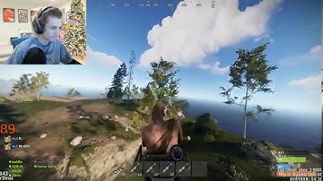 Xqc crashes helicopter then dies to a bear on rust server