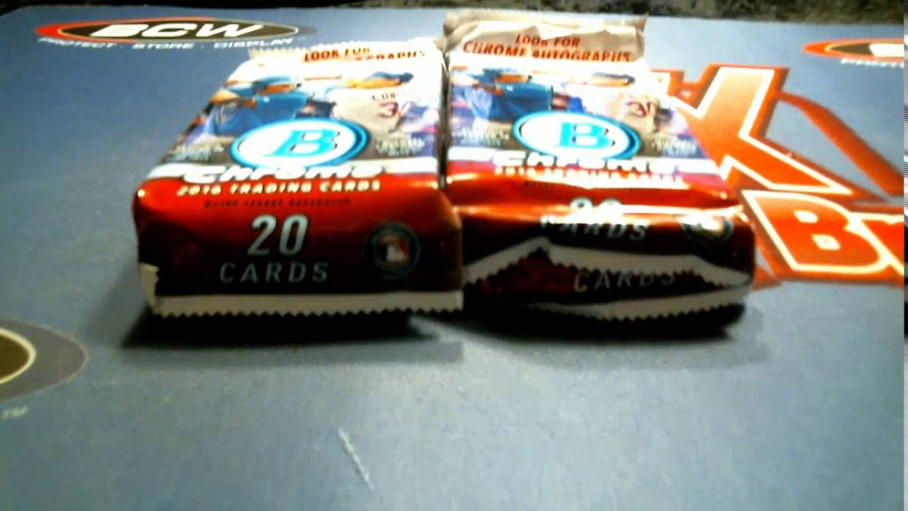 2016 Bowman Chrome Vending Box ID VEND2T101 YouTube