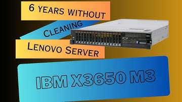 Cleaning a server IBM x3650 M3