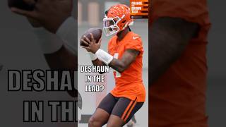 Deshaun Watson looked like QB1 at practice on Wednesday. #browns #nfl #shedeursanders