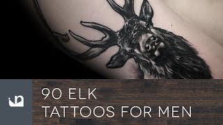 90 Elk Tattoos For Men