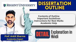 Regent University | Dissertation Outline | Prof. Ankit Sharma