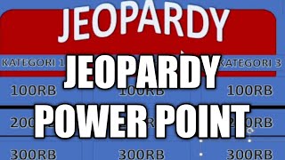 CARA MEMBUAT GAME JEOPARDY | POWER POINT screenshot 2
