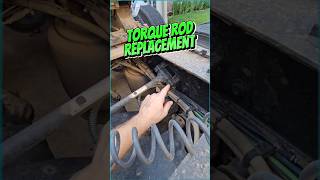 Torque rod replacement on semi truck