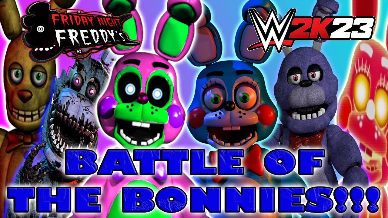 FREDBEAR VS GOLDEN FREDDY! (WWE 2K17 Cartoon Battle #23) 