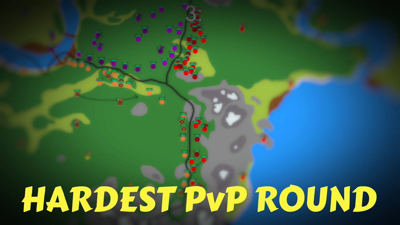 Победа была близко… самый сложный PvP-раунд (1 000 000 потерь) | War of Dots