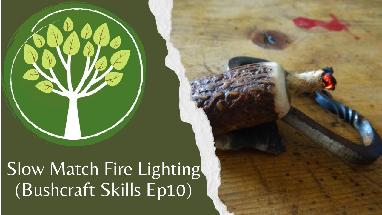 Slow Match Fire Starter Traditional Fire Lighting (Bushcraft Skills
