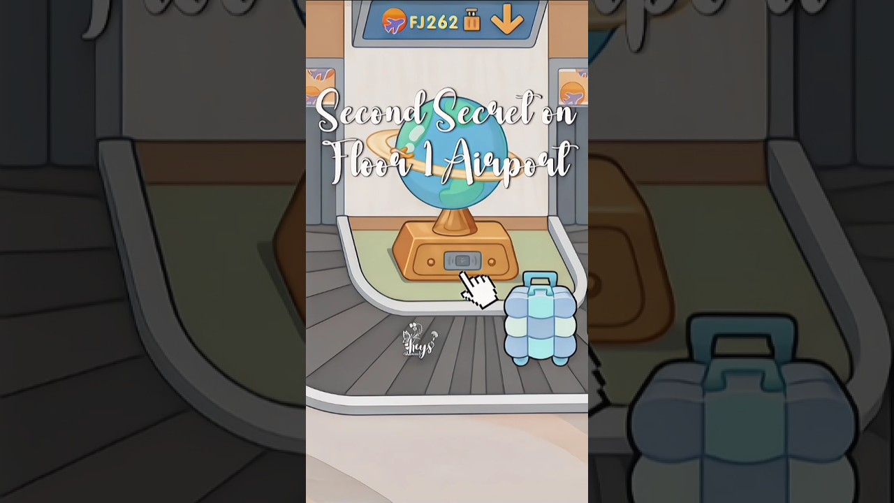 SECOND SECRET ON FLOOR 1 AIRPORT | GAme world #gameworld #kisahhidup #shorts #games