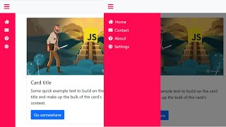 Easy Side Navigation Menu | Using Bootstrap 5 & jQuery | Part 01