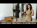 Atomberg Renesa 400mm Pedestal Fan Review Silent BLDC Fan | Remote + 6 Speed Fan, Timer, Sleep.