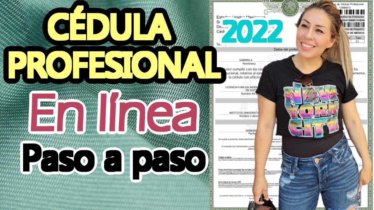 Como tramitar mi CEDULA PROFESIONAL 2025 PASO A PASO 👌 ! CEDULA ...